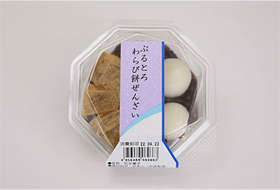 ぷるとろ わらび餅ぜんざい